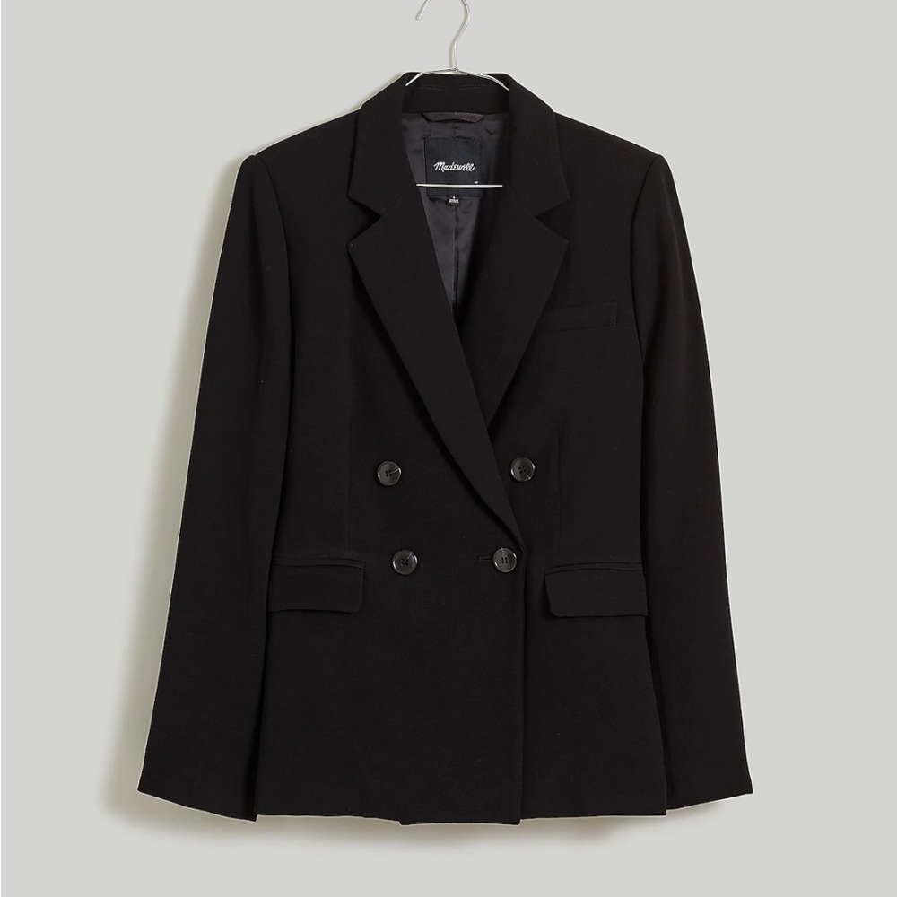 Madewell rosedale blazer in crepe